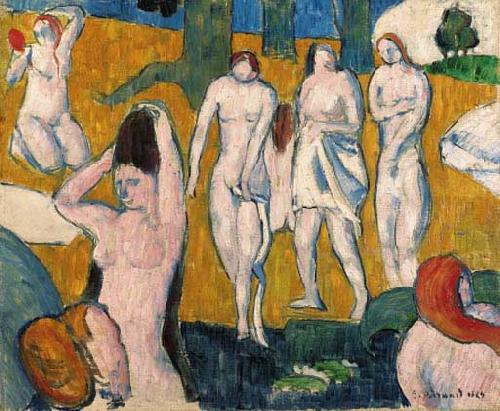 Emile Bernard Baigneuses oil painting picture